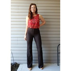 Express Trousers, Gold and Black, size 2